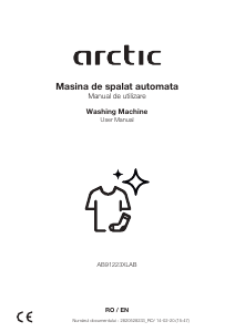 Manual Arctic AB91223XLAB Mașină de spălat