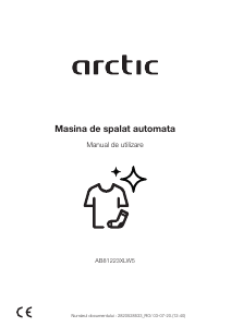 Manual Arctic AB81223XLW5 Mașină de spălat