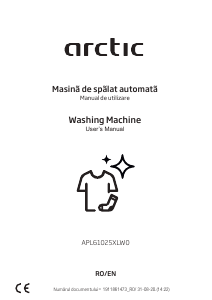 Manual Arctic APL61025XLW0 Mașină de spălat