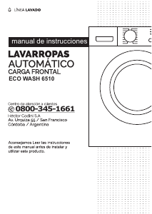 Manual de uso Codini Eco Wash 6510 Lavadora