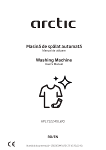 Manual Arctic APL71224XLW0 Mașină de spălat