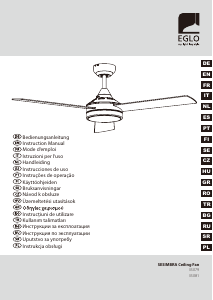 Käyttöohje Eglo 35081 Sesimbra Kattotuuletin