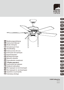 Manual Eglo 35074 Cadiz Ceiling Fan