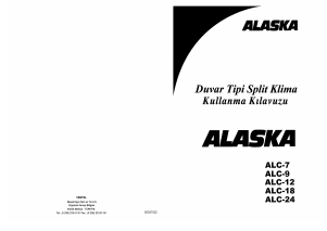 Kullanım kılavuzu Alaska ALC-24 Klima