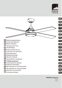 Manuale Eglo 35084 Trinidad Ventilatore da soffitto