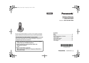 Kullanım kılavuzu Panasonic KX-TG1401TRH Kablosuz telefon