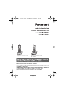 Instrukcja Panasonic KX-TG1611PD Telefon bezprzewodowy