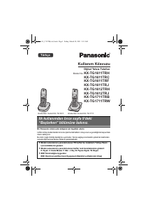 Kullanım kılavuzu Panasonic KX-TG1611TRC Kablosuz telefon