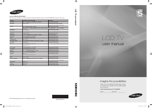 Vadovas Samsung LE46C530F1W Skystakristalis televizorius