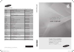 Handleiding Samsung LE46C650L1W LCD televisie
