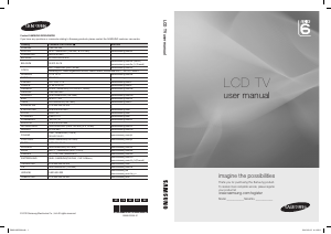 Manual Samsung LE46C652L2W Televizor LCD