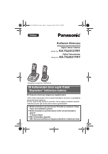 Kullanım kılavuzu Panasonic KX-TG2512TRT Kablosuz telefon