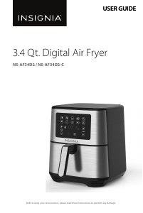 Manual Insignia NS-AF34D2 Deep Fryer