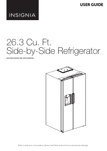 Manual Insignia NS-RSS26WH0 Fridge-Freezer