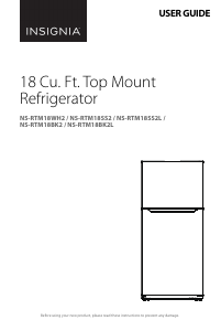 Manual Insignia NS-RTM18SS2 Fridge-Freezer