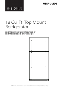 Manual Insignia NS-RTM18WH8Q Fridge-Freezer