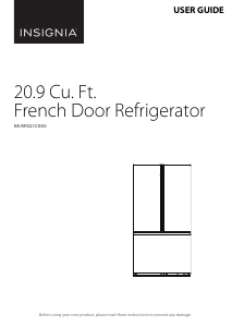 Manual Insignia NS-RFD21CISS0 Fridge-Freezer