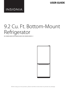 Manual Insignia NS-RBM92WH9 Fridge-Freezer