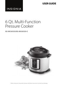 Manual Insignia NS-MC60SS9 Pressure Cooker