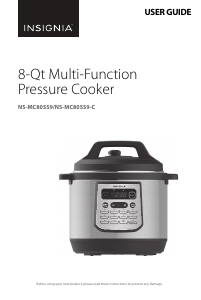 Manual Insignia NS-MC80SS9 Pressure Cooker