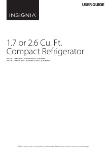 Manual Insignia NS-CF17BK9 Refrigerator