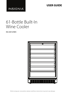 Manual Insignia NS-BI1ZWC Wine Cabinet