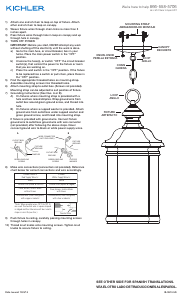 Mode d’emploi Kichler 9810BK Kirkwood Lampe