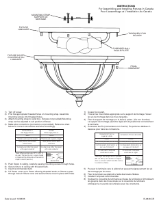 Handleiding Kichler 9848RZ Salisbury Lamp