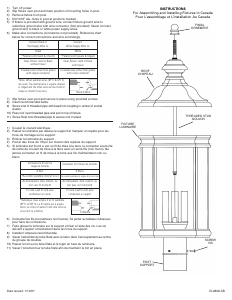 Manual Kichler 9918BK Kirkwood Lamp