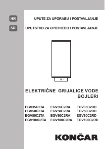Priručnik Končar EGV35C2TA Bojler