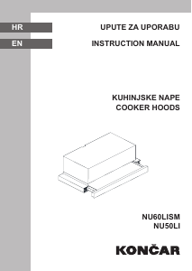 Manual Končar NU50LI Cooker Hood