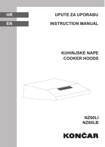 Manual Končar NZ60LB Cooker Hood