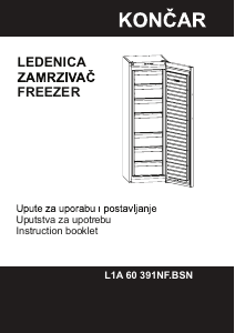 Priručnik Končar L1A 60 391NF.BSN Zamrzivač