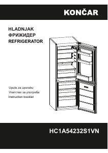 Manual Končar HC1A54232S1VN Fridge-Freezer