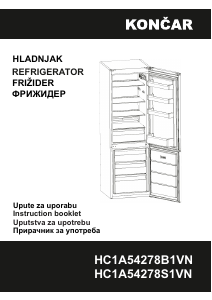 Manual Končar HC1A54278S1VN Fridge-Freezer