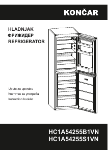 Manual Končar HC1A54255B1VN Fridge-Freezer