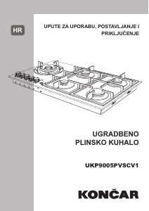 Priručnik Končar UKP 9005 PVSCV1 Ploča za kuhanje