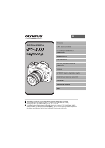 Käyttöohje Olympus E-410 Digitaalikamera