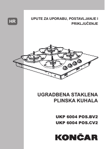 Priručnik Končar UKP 6004 POS.BV2 Ploča za kuhanje