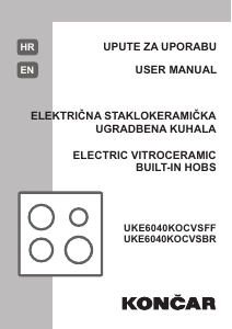 Manual Končar UKE 6040 KOCVSFF Hob