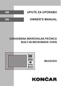 Manual Končar MU25CEG Microwave