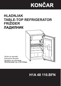 Manual Končar H1A 48 110.BFN Refrigerator