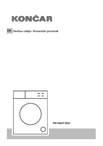 Priručnik Končar PR148AT3INV Stroj za pranje rublja