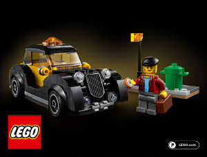Manuale Lego set 40532 Promotional Taxi vintage