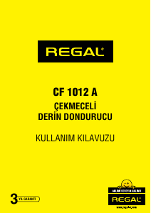 Kullanım kılavuzu Regal CF 1012 A Dondurucu
