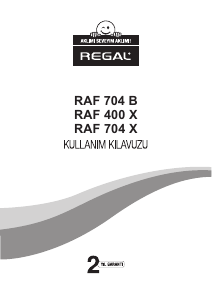 Kullanım kılavuzu Regal RAF 704 X Fırın
