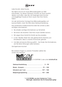 Handleiding Neff C54R70N0 Magnetron