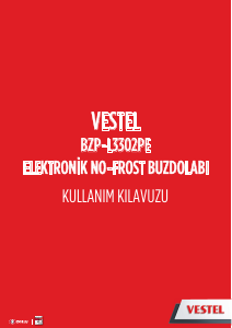 Kullanım kılavuzu Vestel BZP-L3302PE Donduruculu buzdolabı