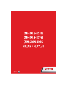 Kullanım kılavuzu Vestel CMH-XXL 9412 TKE Çamaşır makinesi