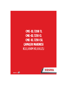Kullanım kılavuzu Vestel CME-XL 7210 CSL Çamaşır makinesi